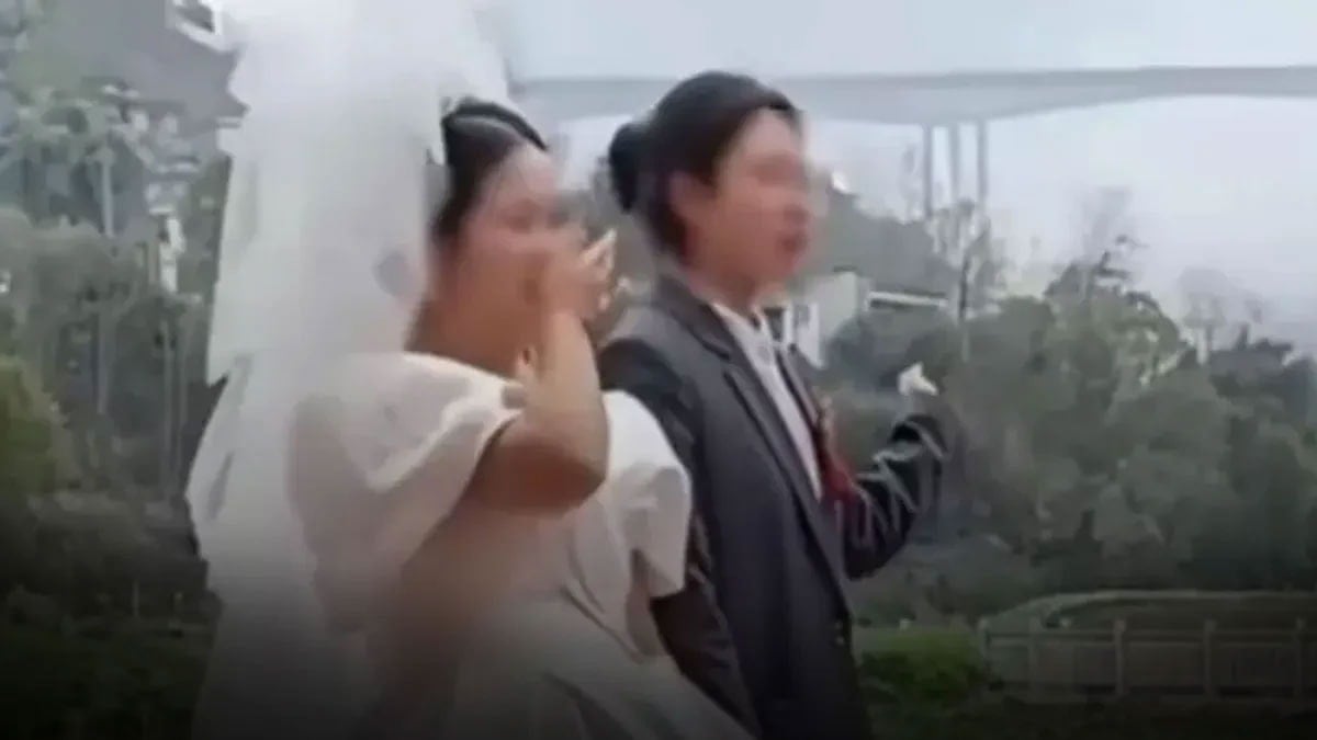 Askere giden damadın yerine görümce geçti