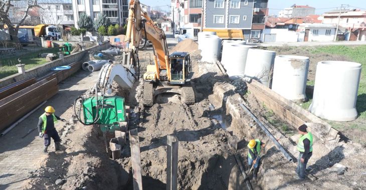 Bursa Büyükşehir’den sağlıklı altyapı için yoğun mesai