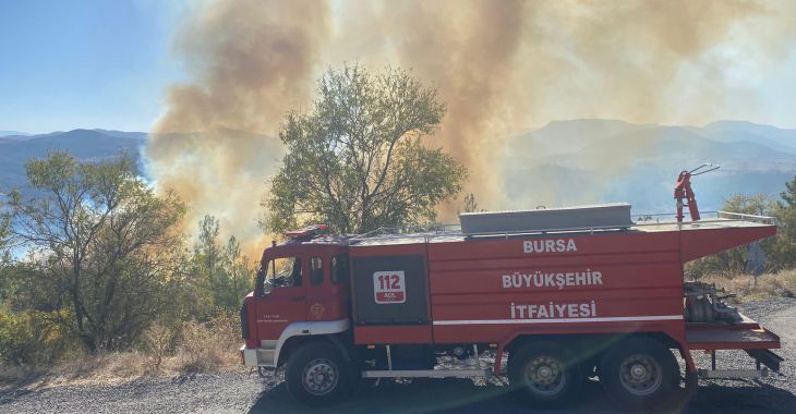 Bursa İtfaiyesi’nden Ocak ayında 1234 olaya müdahale