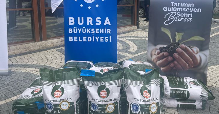 Büyükşehir’den çiftçiye tohum desteği