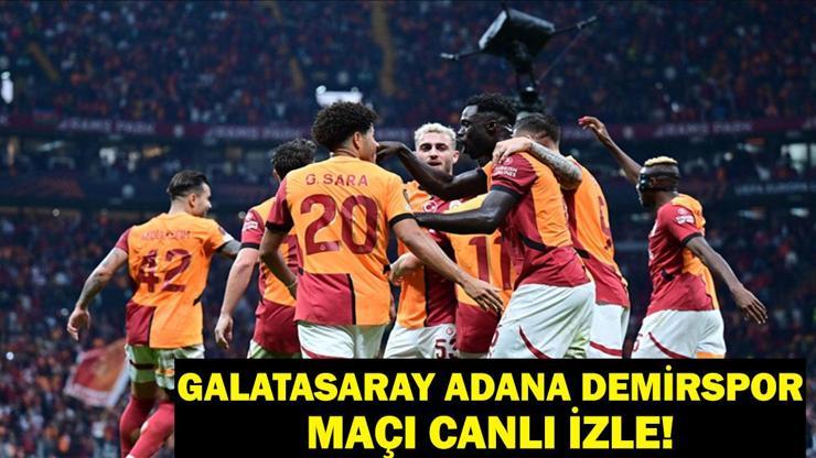 CANLI|| Galatasaray Adana Demirspor maçı canlı izle: Galatasaray Adana Demirspor canlı izle! Muhtemel 11 belli oldu