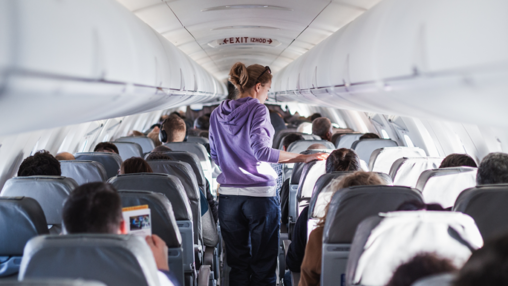 Hostese saldırdı, yolcu uçağının kapısını açıp aşağıya atladı