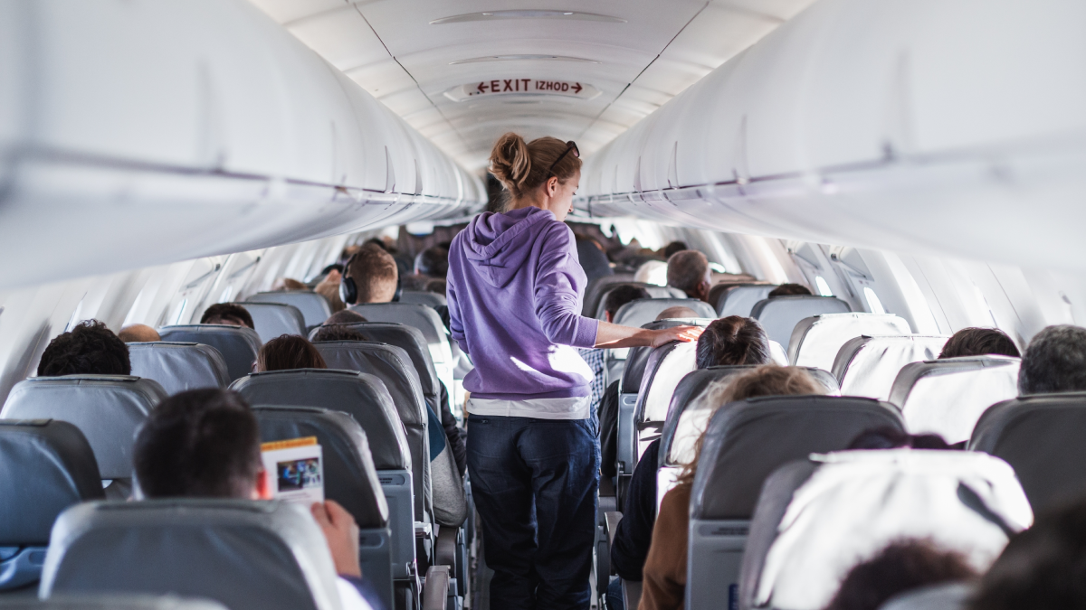 Hostese saldırdı, yolcu uçağının kapısını açıp aşağıya atladı