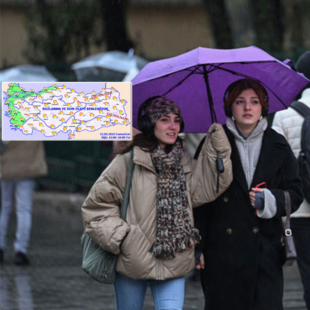 Meteoroloji’den saatli kritik uyarı! 3 bölgede sağanak!