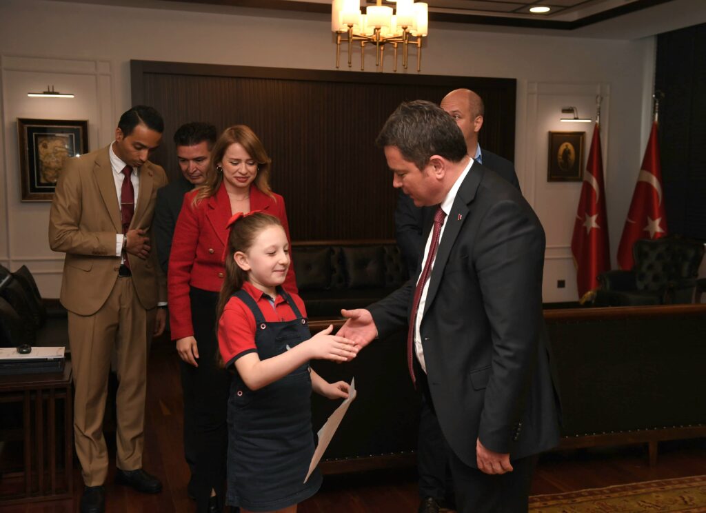 Geleceğin başkanları koltuğa oturdu