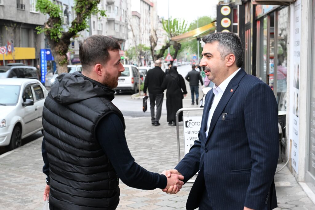 BAŞKAN YILMAZ, KOMŞU ZİYARETİNDE