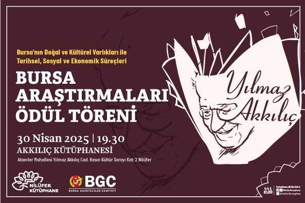 Yılmaz Akkılıç Bursa Araştırmaları Ödülleri’nde kazanan isimler belirlendi