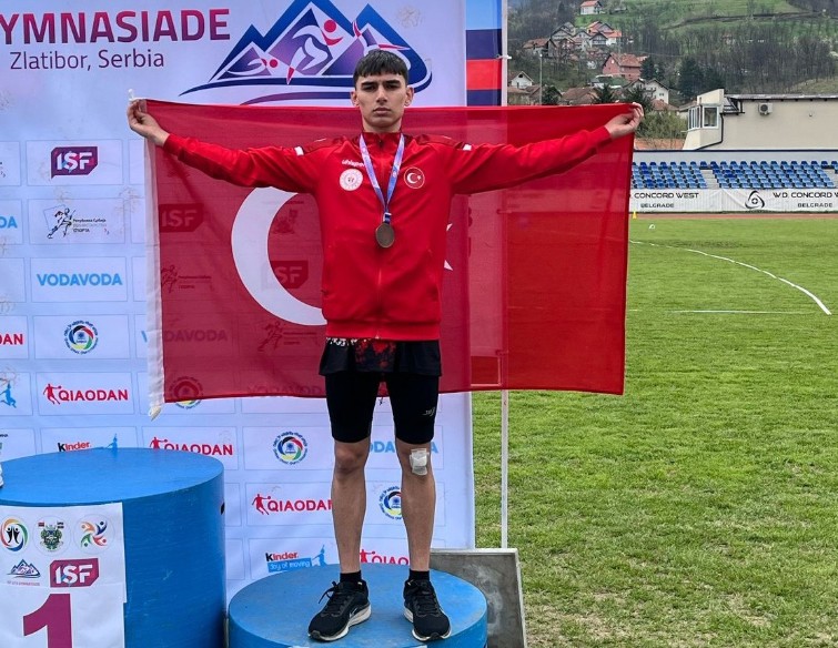 Osmangazili milli atletten dünya üçüncülüğü