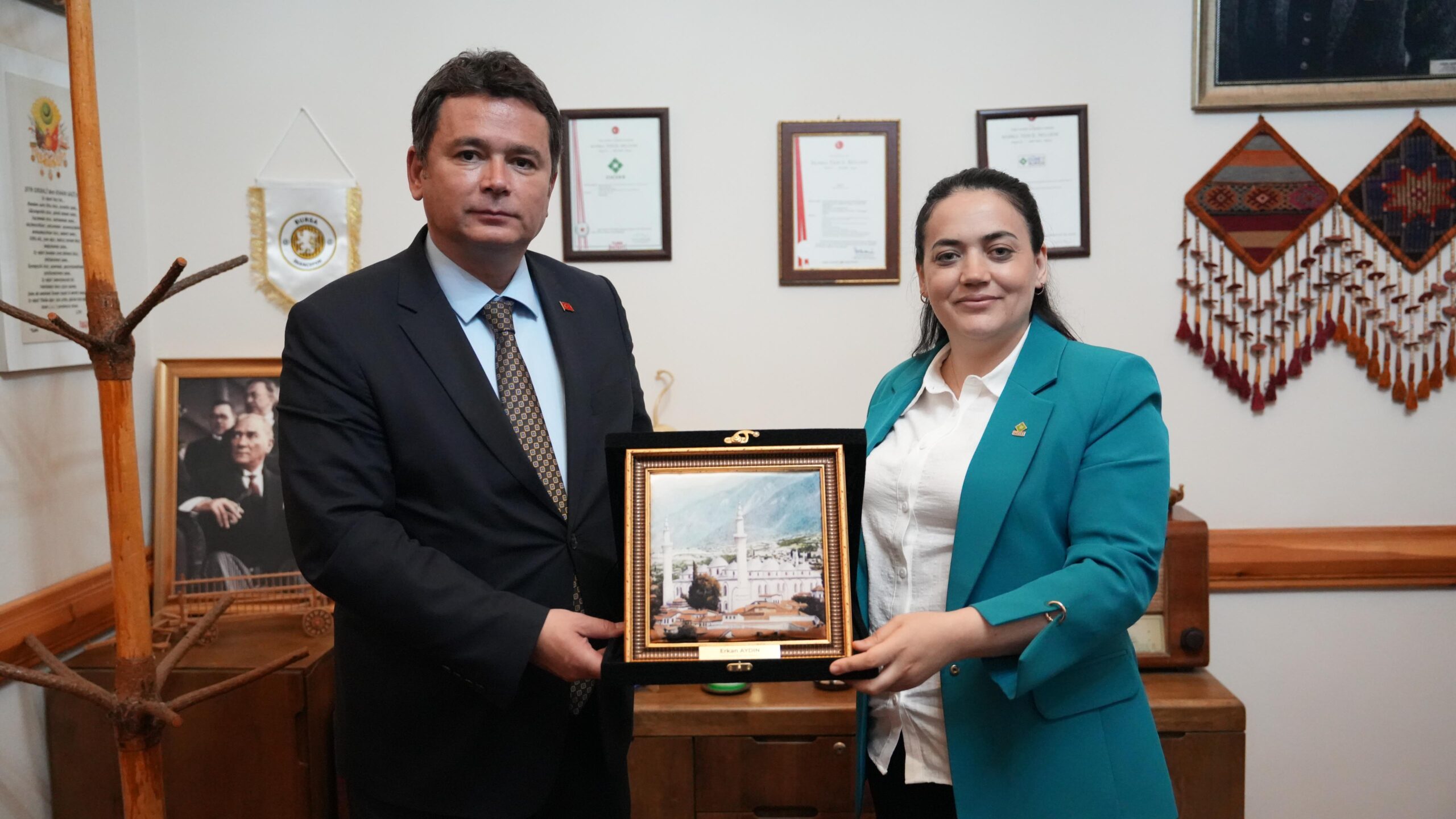 Başkan Erkan Aydın’dan DAĞDER’e hayırlı olsun ziyareti