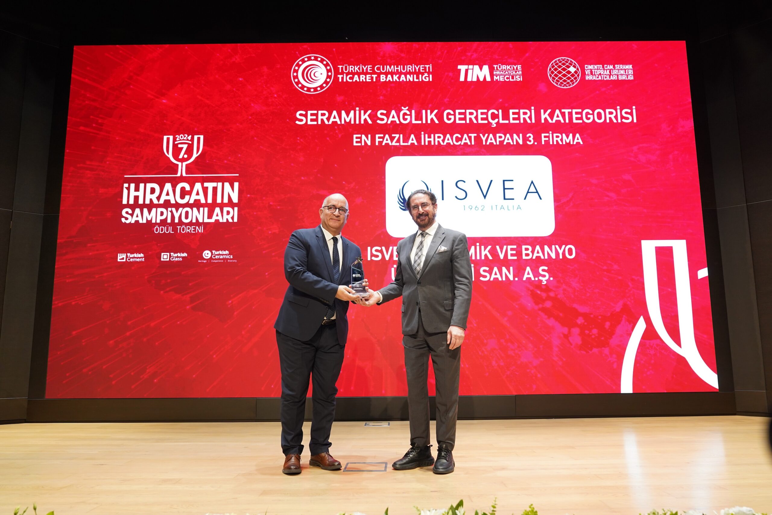 İsvea vitrifiye seramikte İhracatını en fazla artıran firma oldu