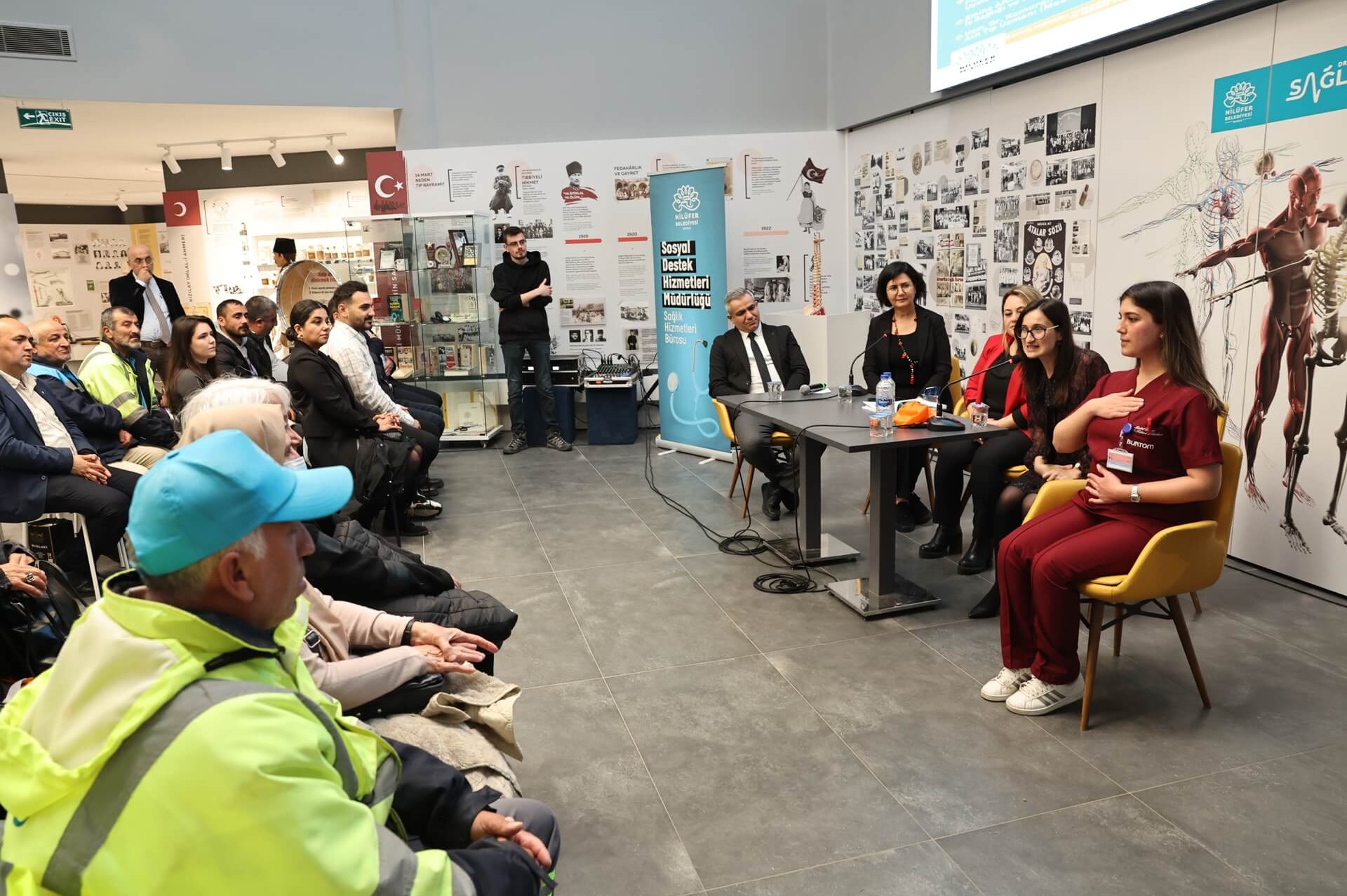 Nilüfer’de Sağlık söyleşisinde işçi sağlığı ve astım konuşuldu