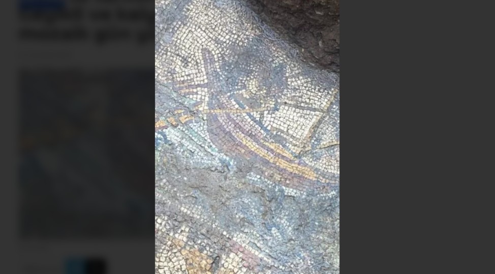 İznik’te tarihin kapısı aralandı: Geyikli ve kalyonlu gizemli mozaik gün yüzüne çıktı