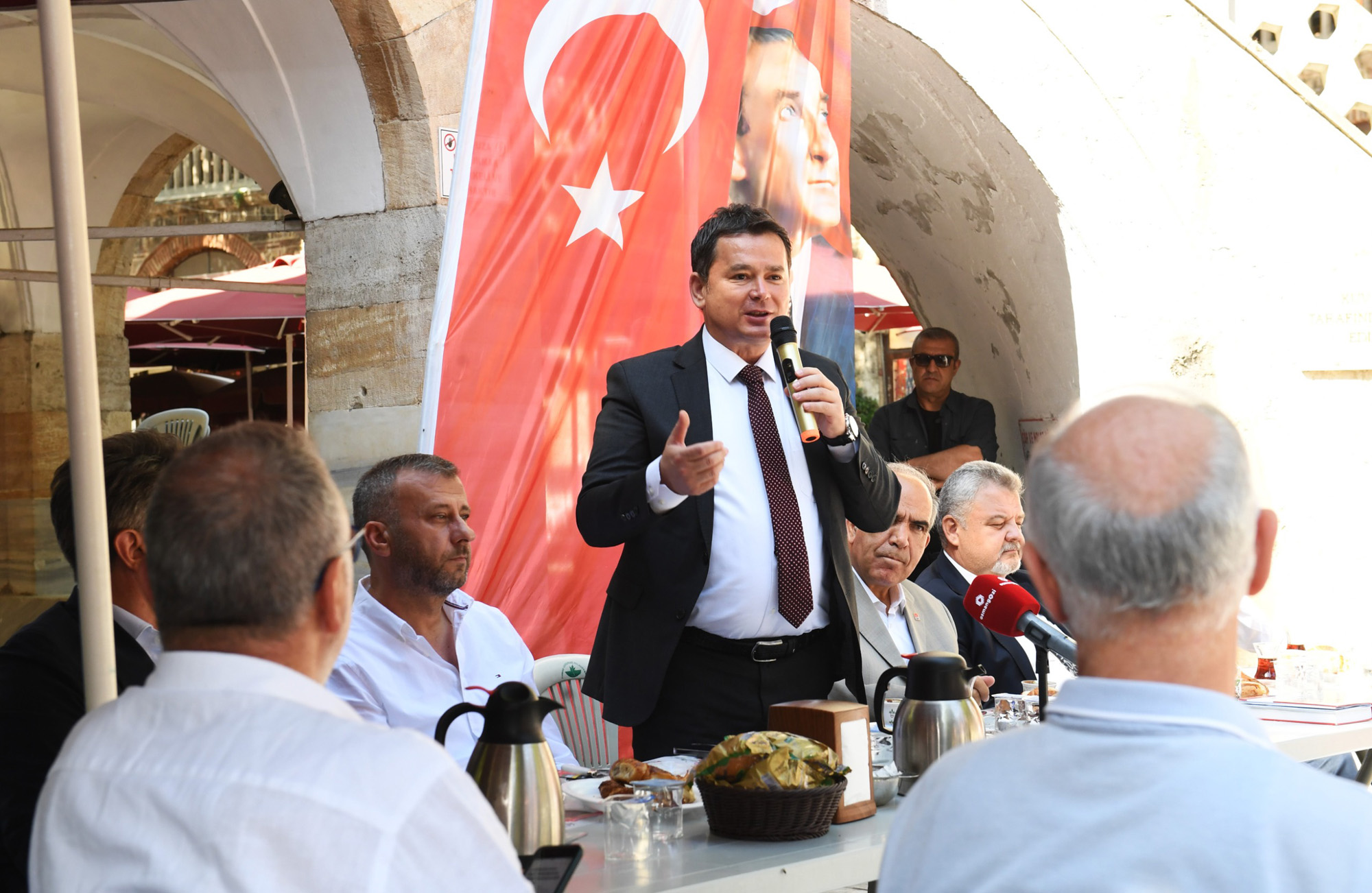 Başkan Aydın müjdeyi verdi Kozahan aslına uygun yenileniyor