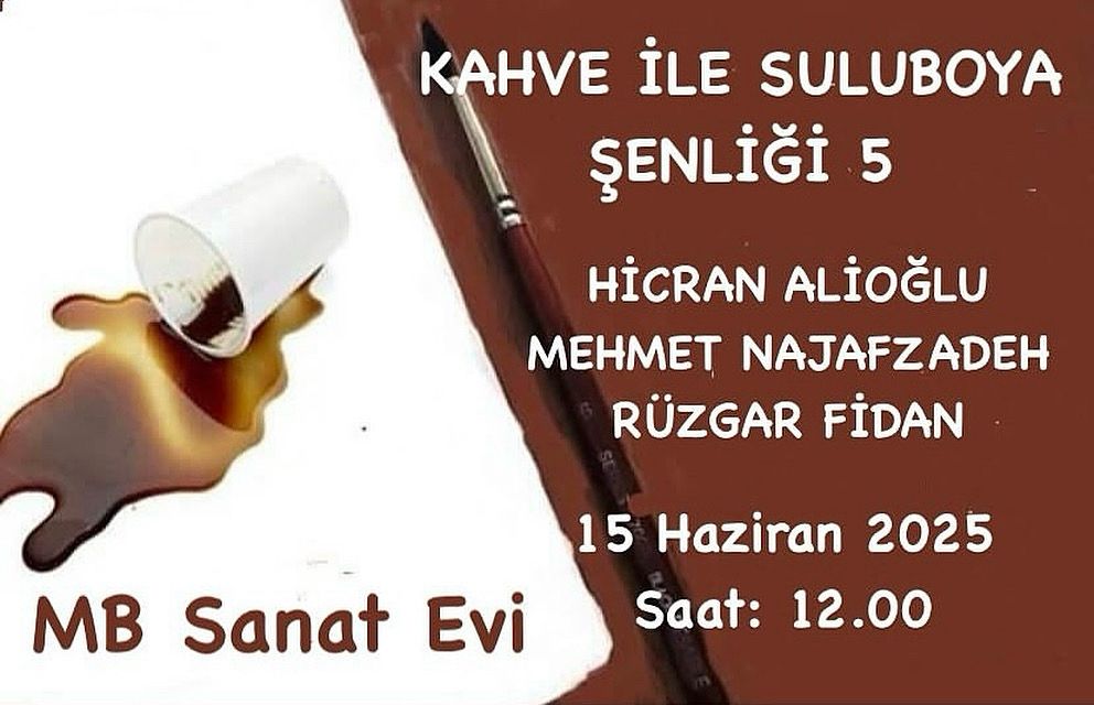 KAHVE İLE SULUBOYA RESİM ŞENLİĞİ 5
