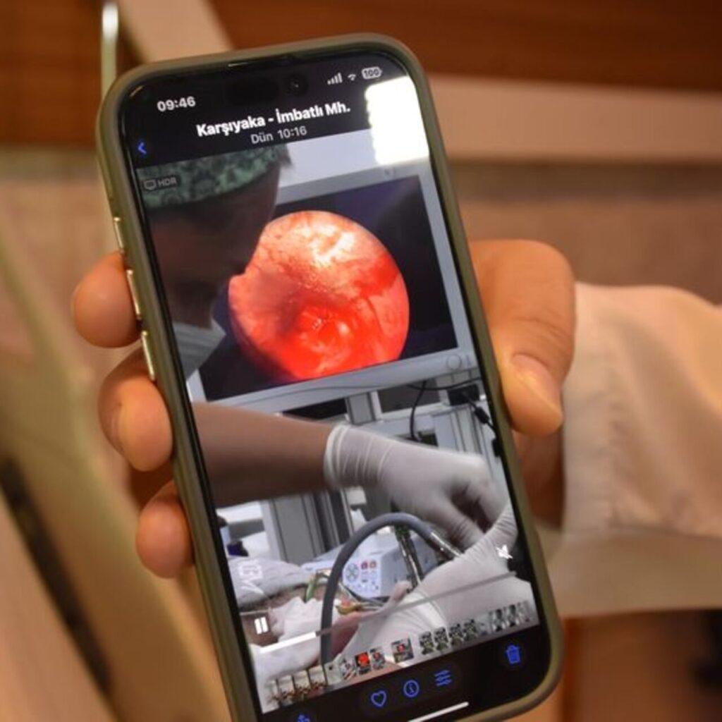 Akciğerinden diş implantı çıktı