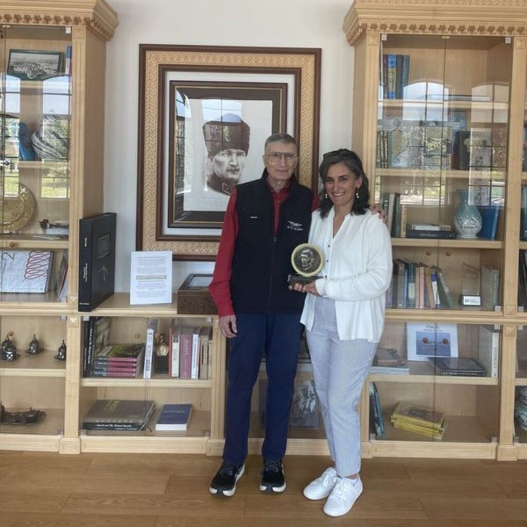 Aziz Sancar ile Canan Dağdeviren, ABD’de buluştu