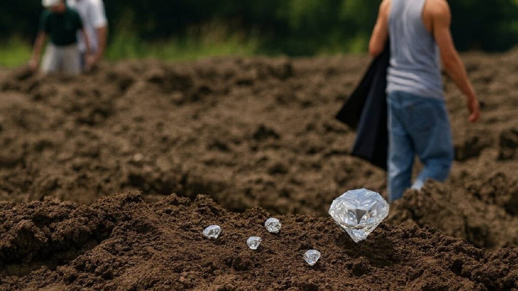 Elmas madeni halka açıldı: Fakir giden zengin dönüyor