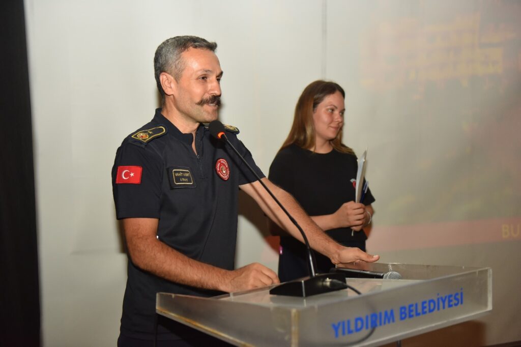 Yıldırım’da yangın eğitimi