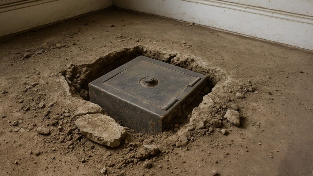 100 yıllık evinde yaptığı keşifle dumura uğradı: Zeminin altında karşısına çıktı