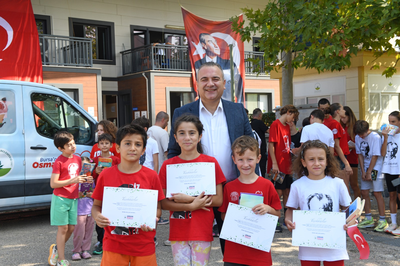 Sporcuların bağışı Osmangazi’de fidana dönüştü