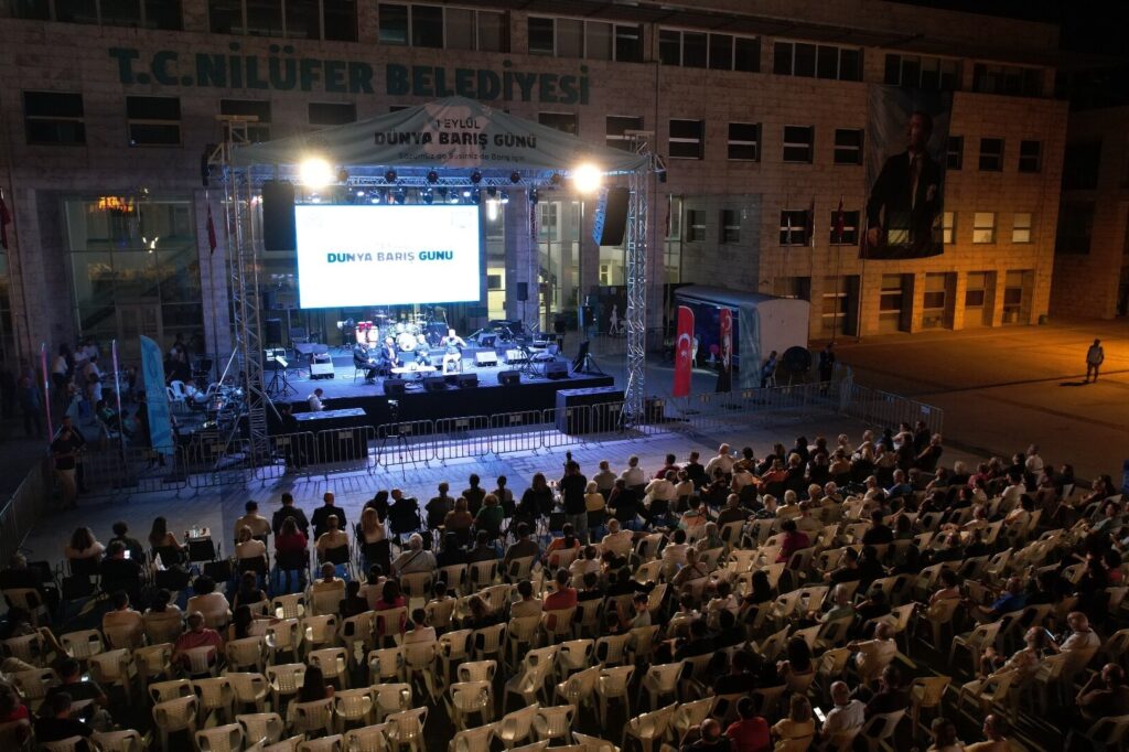 Barışın sesi Nilüfer’den yükseldi