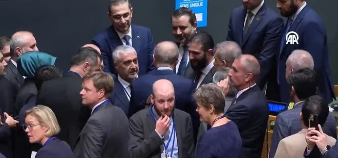 Başkan Erdoğan BM Genel Kurulu’nda!  Suriye Devlet Başkanı Ahmet Şara ile ayaküstü görüştü