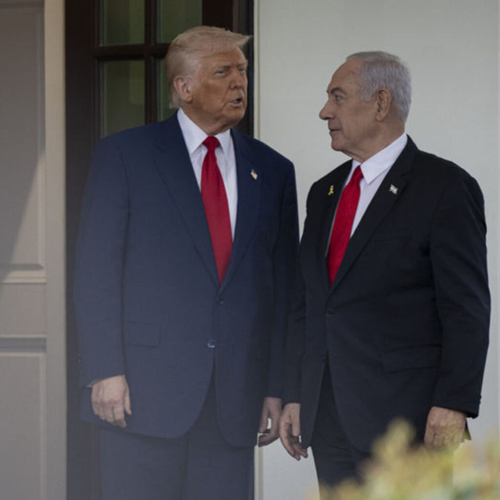 Donald Trump Netanyahu ile görüşüyor