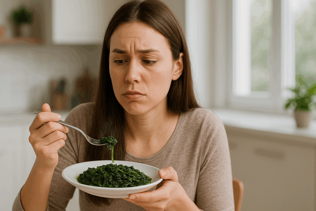 Ispanak yerken bir daha düşünün