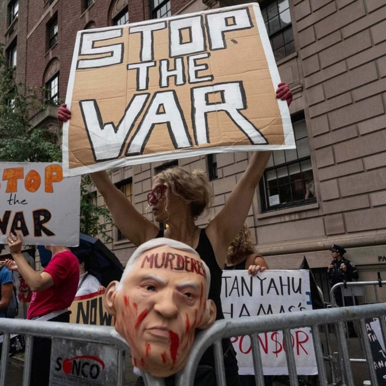 New York’ta Netanyahu protestosu