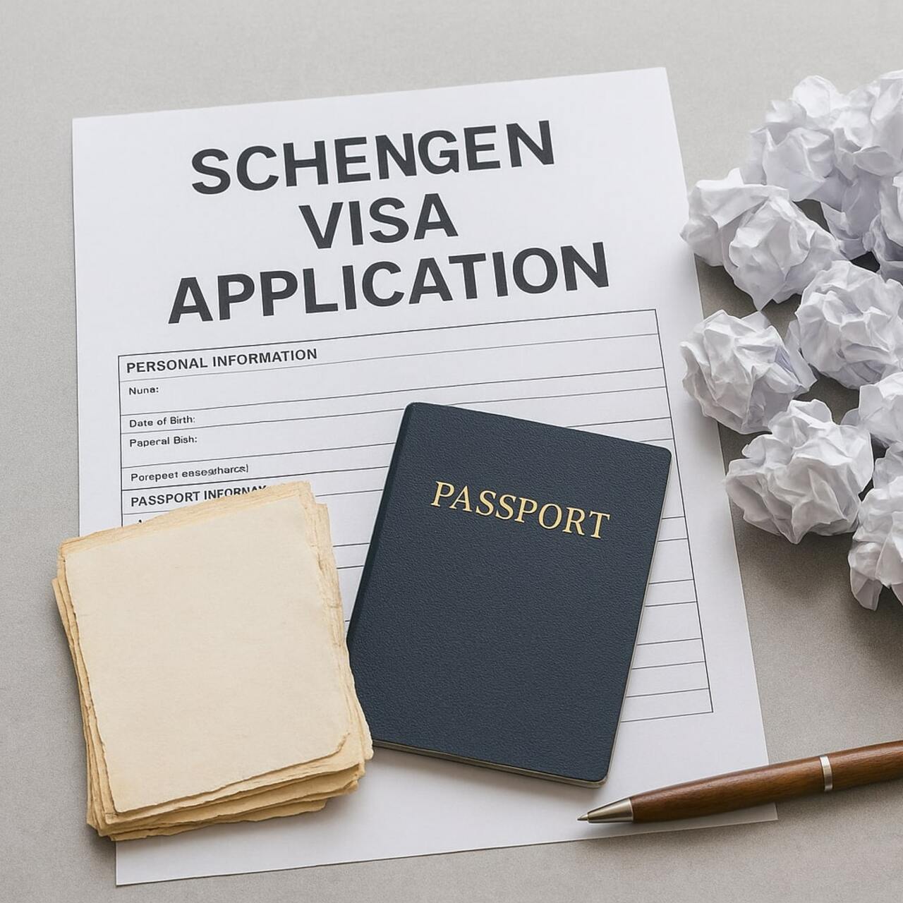 Schengen vizesinde gizli kriz: Kağıt israfı