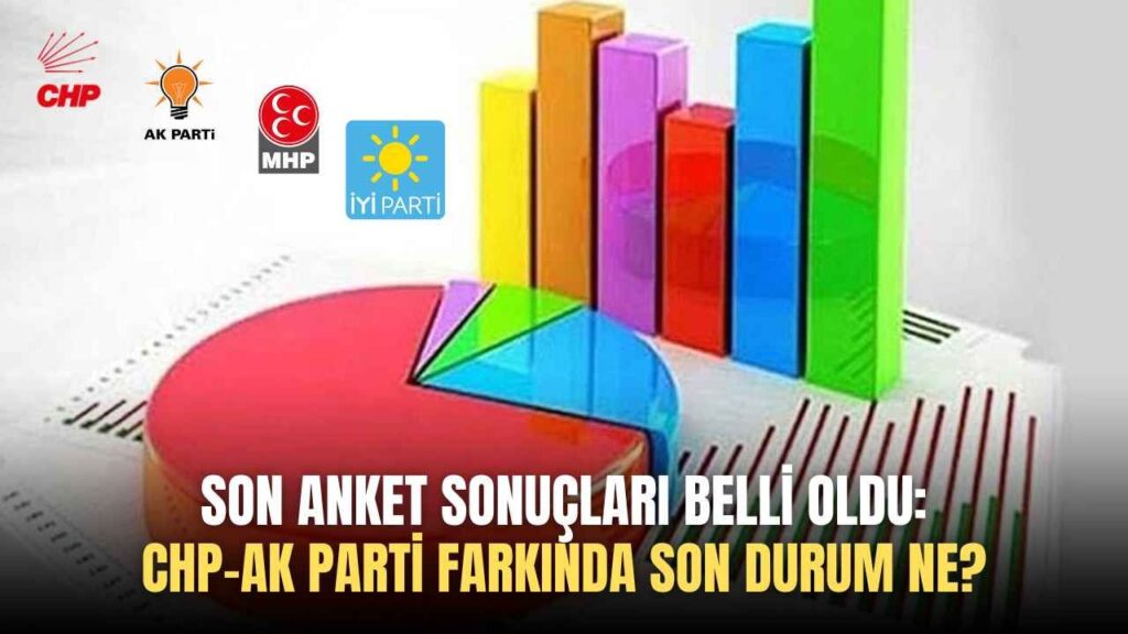 Son anket sonuçları belli oldu: CHP-AK Parti farkında son durum ne?