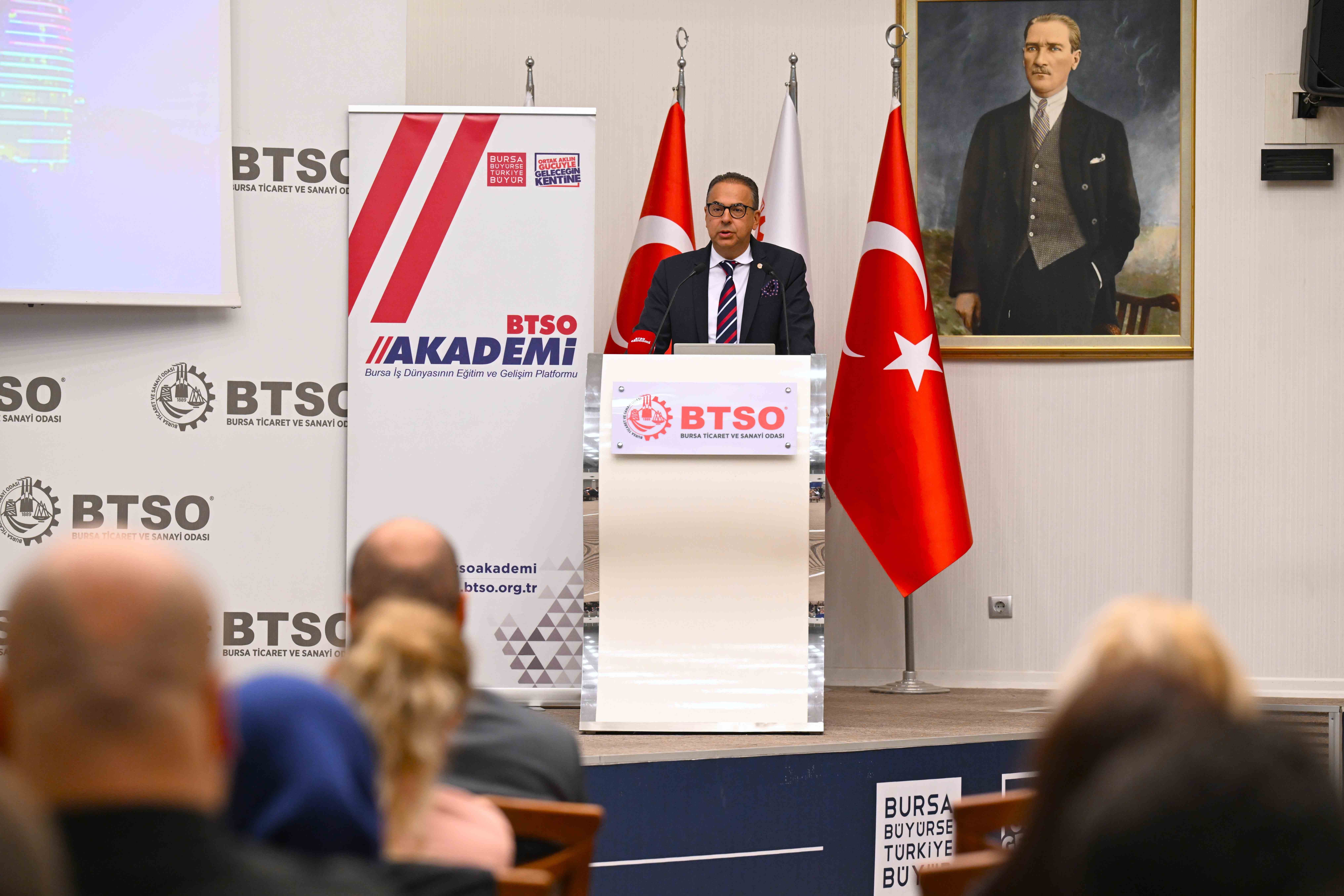 BTSO Akademi’de İhracatın Yeni Rotası: ‘Kafkasya’nın Ticaret Merkezi Azerbaycan’