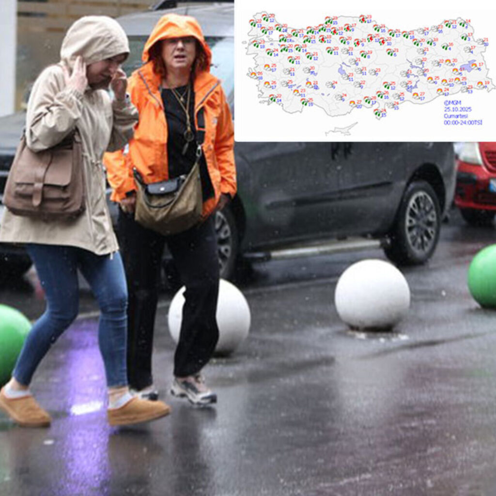 12 kent için ‘sarı’ alarm! 6 bölgede sağanak!