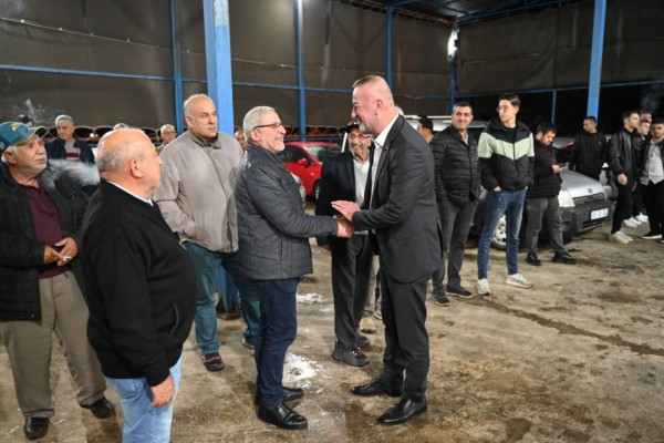 Başkan Karabatı her gün sahada, her an vatandaşın içinde…