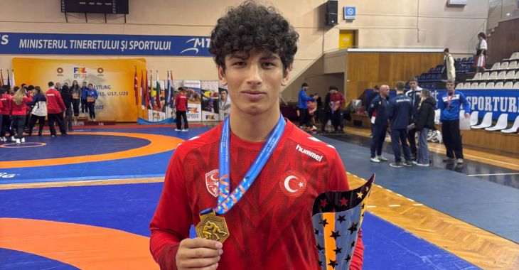 Belediyesporlu güreşçi Balkan şampiyonu oldu