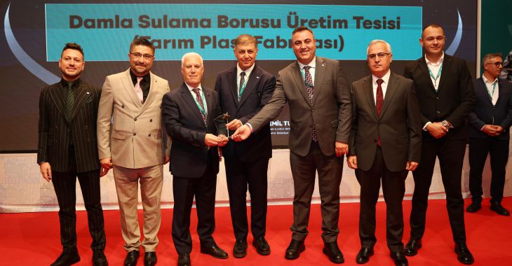 Çiftçi ve çevre dostu yatırıma anlamlı ödül