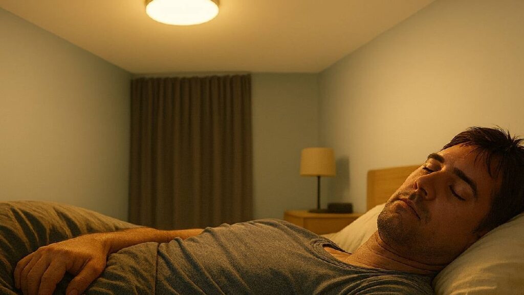 Işık açıkken uyuyanlar yandı