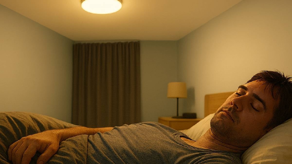 Işık açıkken uyuyanlar yandı