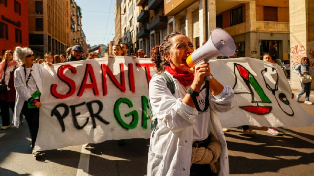 İtalyan işçilerin Gazze grevi üçüncü gününe girdi