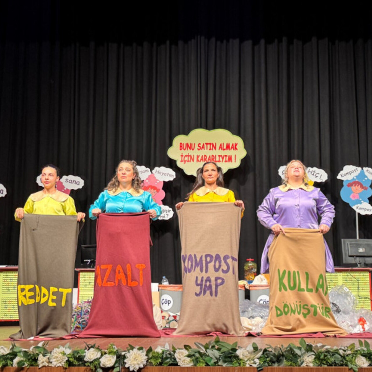 Kocaeli’de tiyatro ile “Sıfır Atık” bilinci