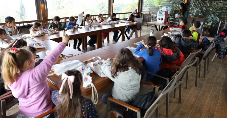 Minik kaşifler Leylek Göl Evi’nde