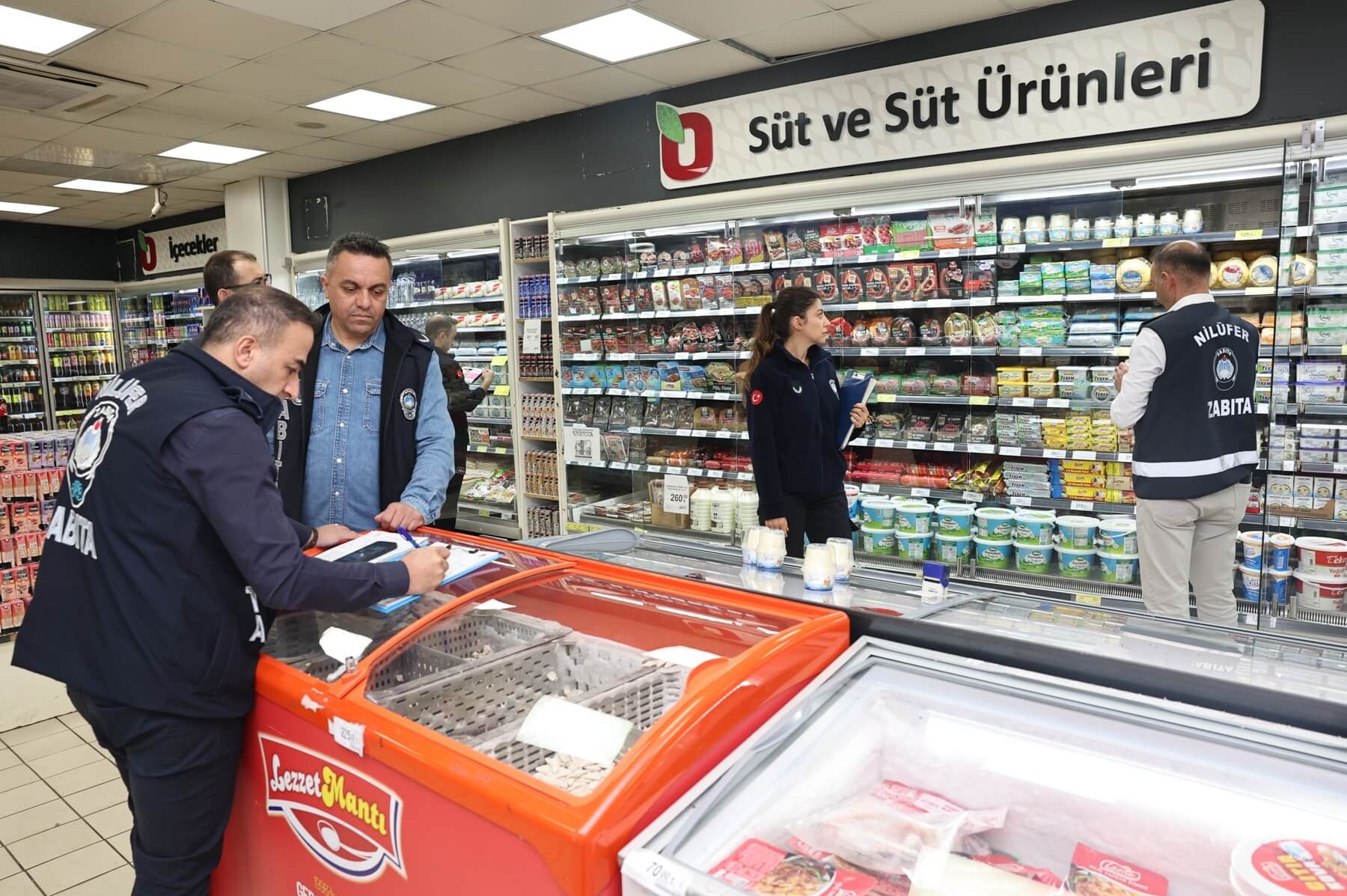 Nilüfer’de halk sağlığı için marketlere sıkı denetim