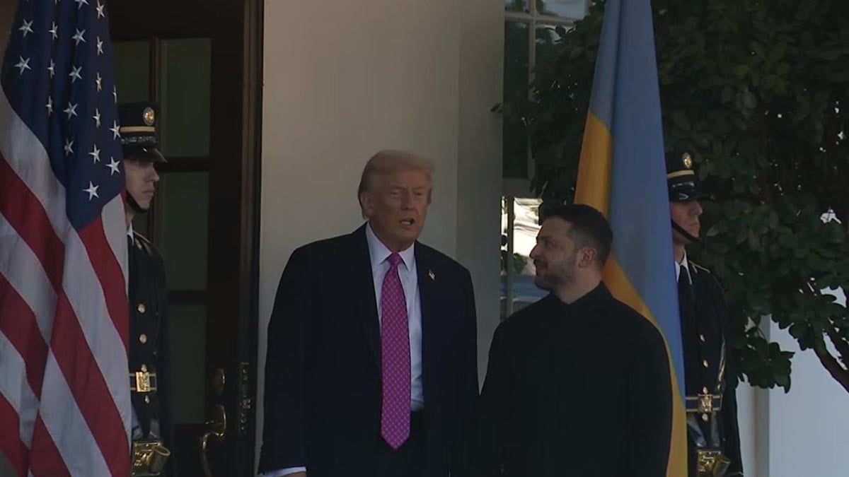 Zelenskiy ile Trump’ın görüşmesi başladı