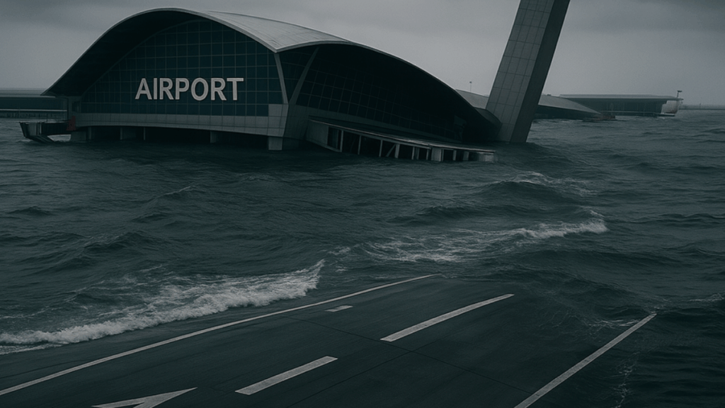 20 milyar dolara yapılan havalimanı çöküyor