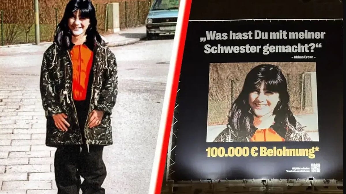 26 yıldır kayıp Türk kızını bulana 100 bin Euro ödül: İçeceklere fotoğrafı basıldı