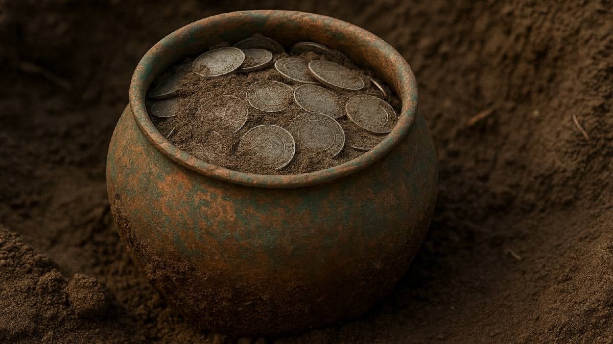 Bakır kazan içinde saklı hazine bulundu: 400 yıldır hiç el değmemiş