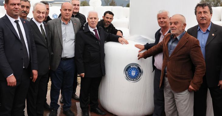 Bursalı çiftçilere silaj paketleme desteği