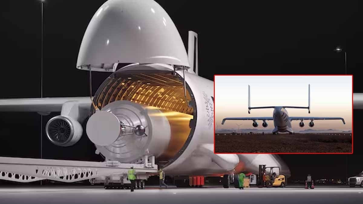 Dünyanın en büyük uçağı havalandı! Gerçek devleri taşıyacak