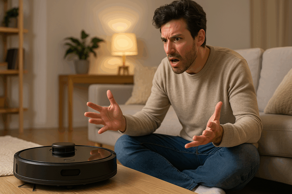 Evdeki robot süpürge sahibine karşı geldi! Fark edilince üretici firma süpürgeyi uzaktan kapattı