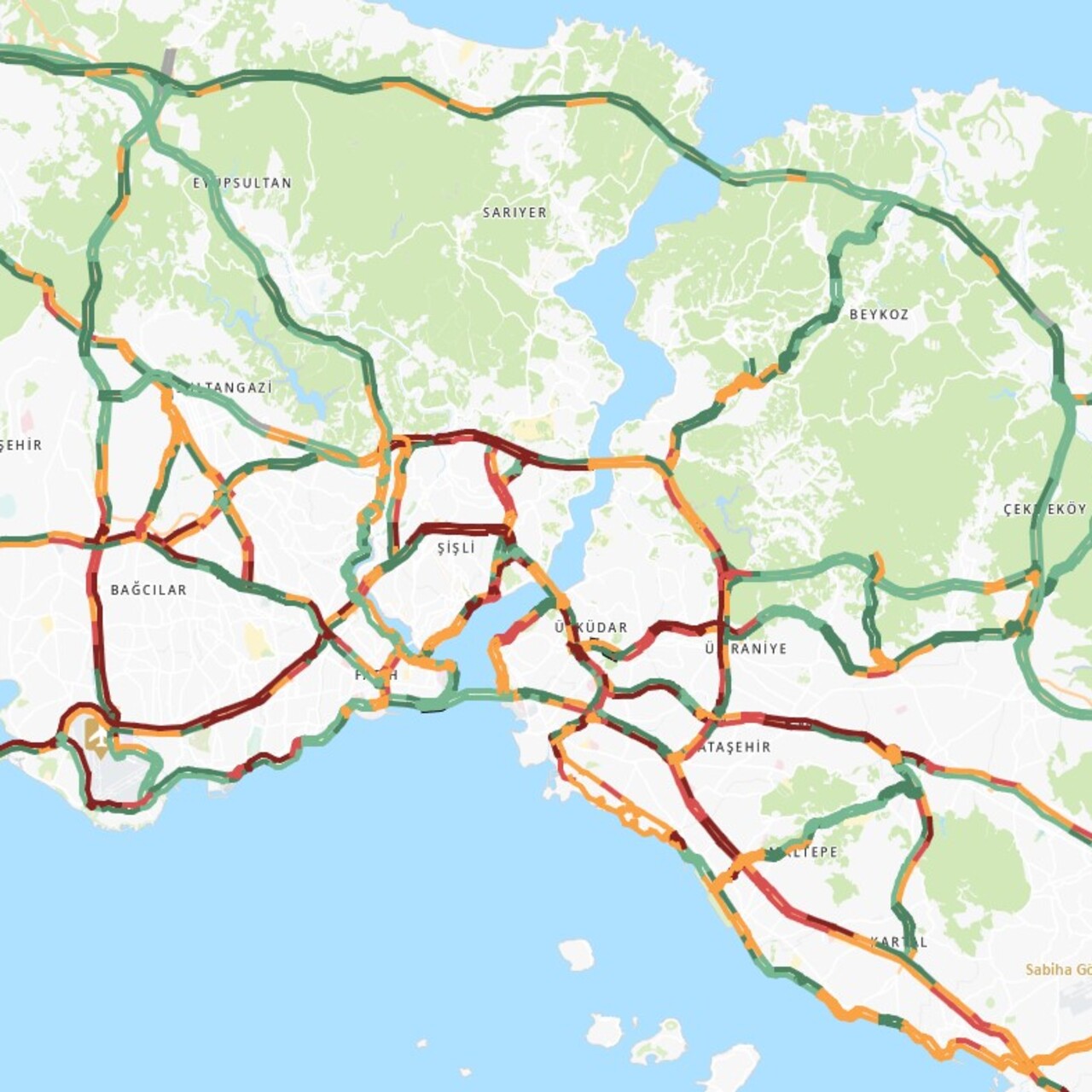 İstanbul’da trafik felç!